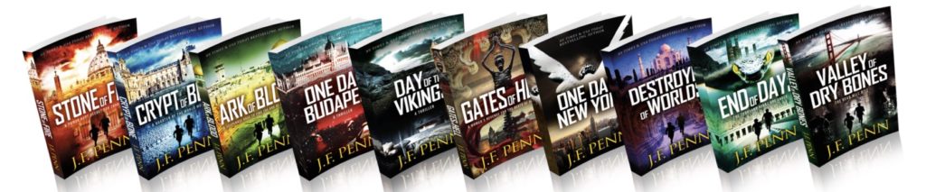 ARKANE supernatural conspiracy thriller series by J.F.Penn