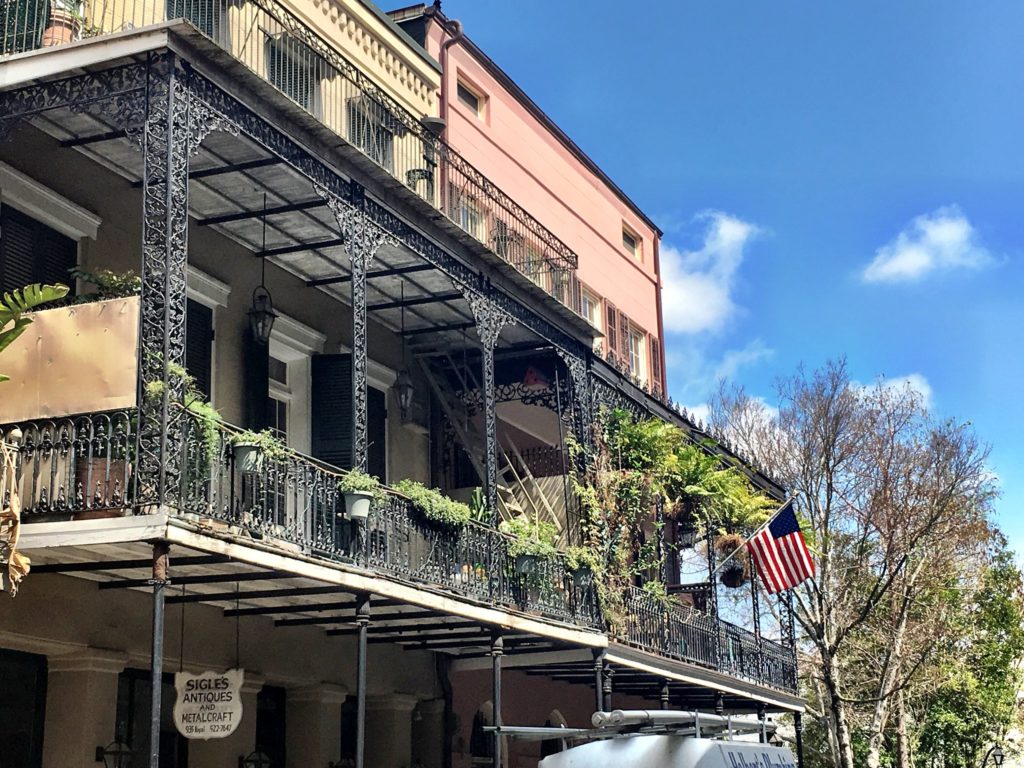 Balconies in the French Quarter, New Orleans. Photo by J.F.Penn