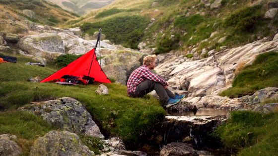 Alastair Humphreys camping in Spain