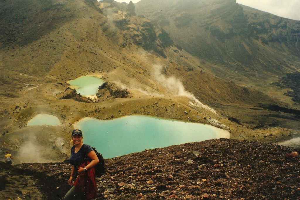 J.F.Penn on the Tongariro Crossing, Mount Ruapehu, New Zealand