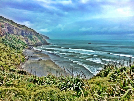 Muriwai Beach, Auckland, New Zealand. Photo by J.F.Penn