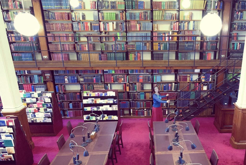 Reading room at the London Library