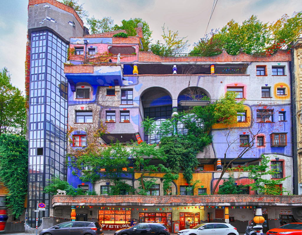 Hundertwasser house, Vienna, Austria