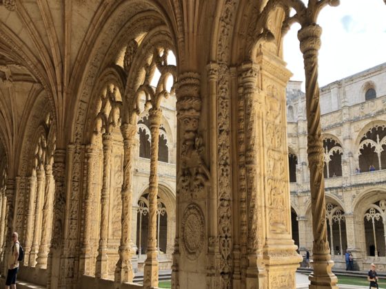 Cloisters of the Jerónimos Monastery, Lisbon, Portugal. Photo by JFPenn