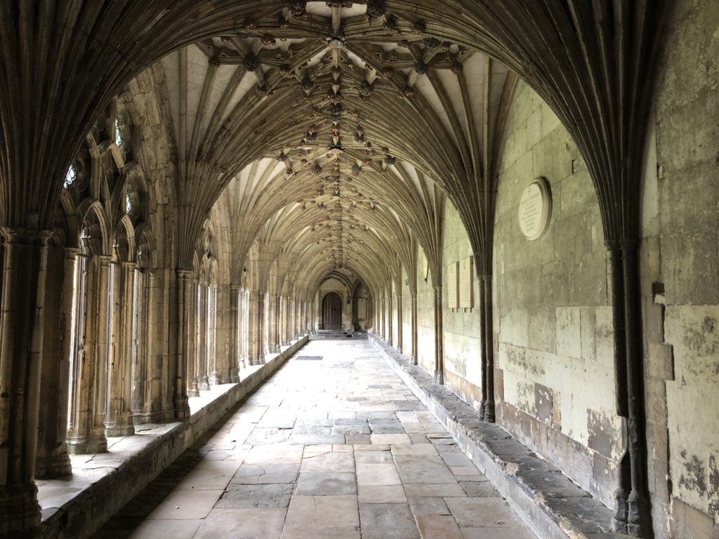 Cloisters, Canterbury Cathedral Photo by JFPenn