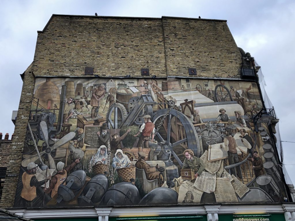 Dartford Industrial Heritage Mural. Photo by JFPenn