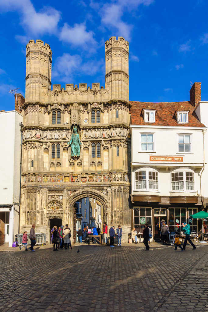 Christchurch Gate to Canterbury Cathedral. 