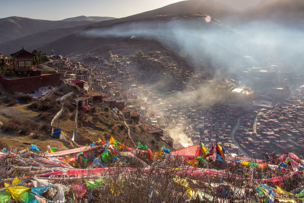 Larung Gar (Buddhist Academy), Sichuan, China. Photo licensed from BigStockPhoto