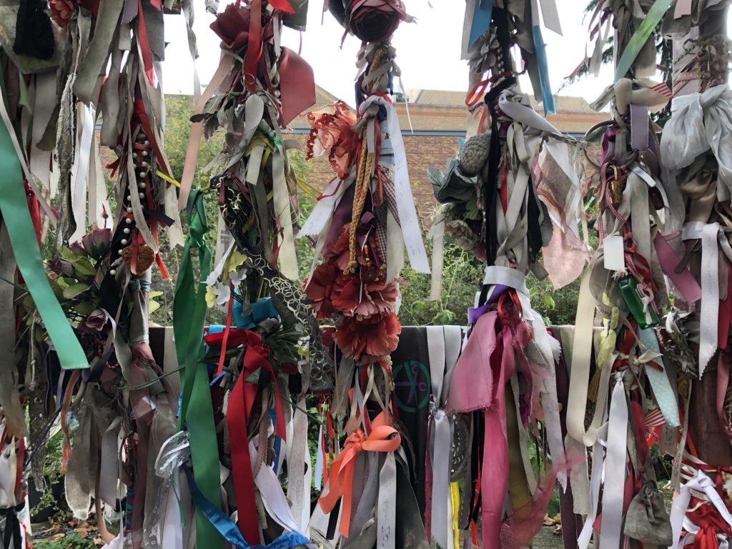 Close up of ribbons at Crossbones Photo by JFPenn