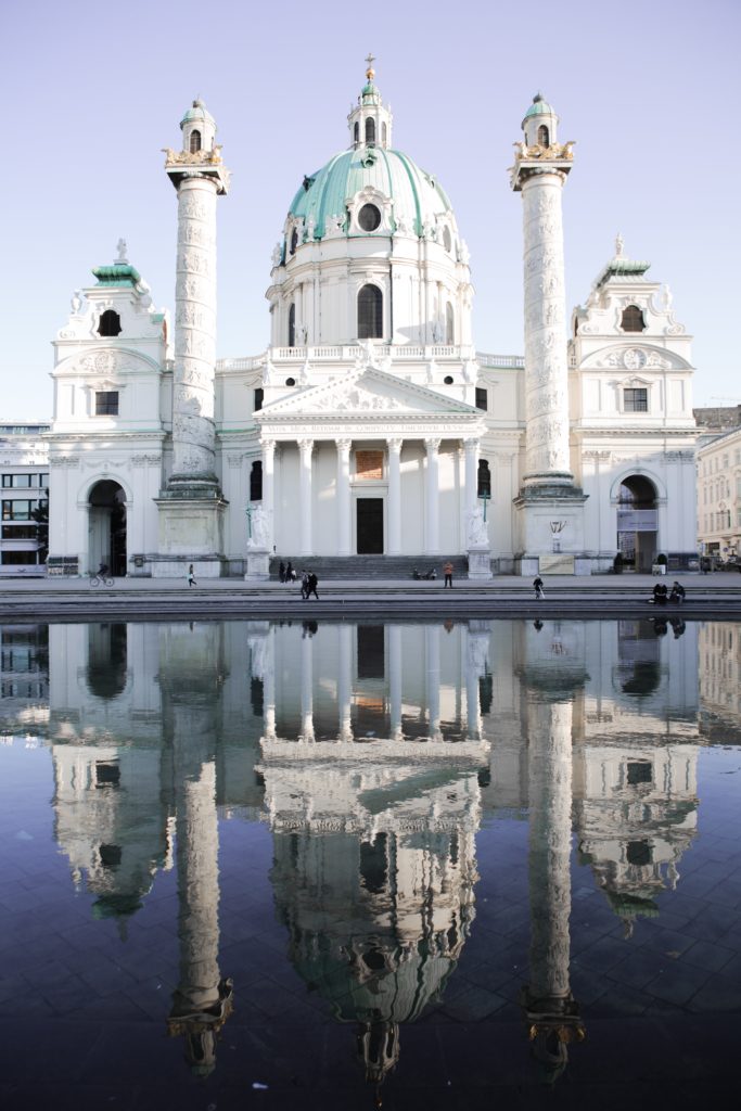Karlskirche, Vienna, Austria. Photo by Laurenz Kleinheider on Unsplash