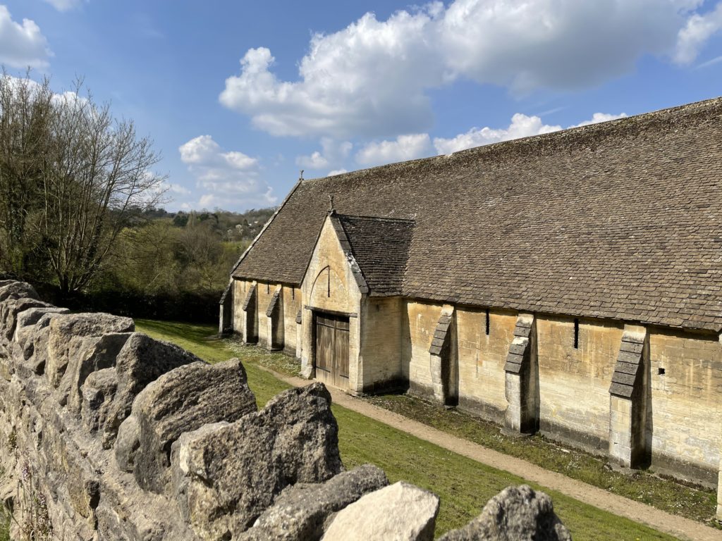 14th century tithe barn, Bradford on Avon. Photo by JFPenn