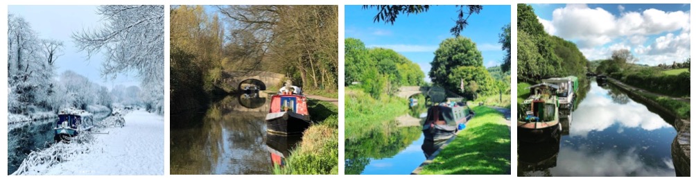 Kennet and Avon canal, Bath, England. in all seasons Photo by JFPenn