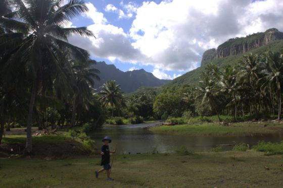 Nuku Hiva: Daniel's Bay waterfall hike. Photo by Nadine Slavinski