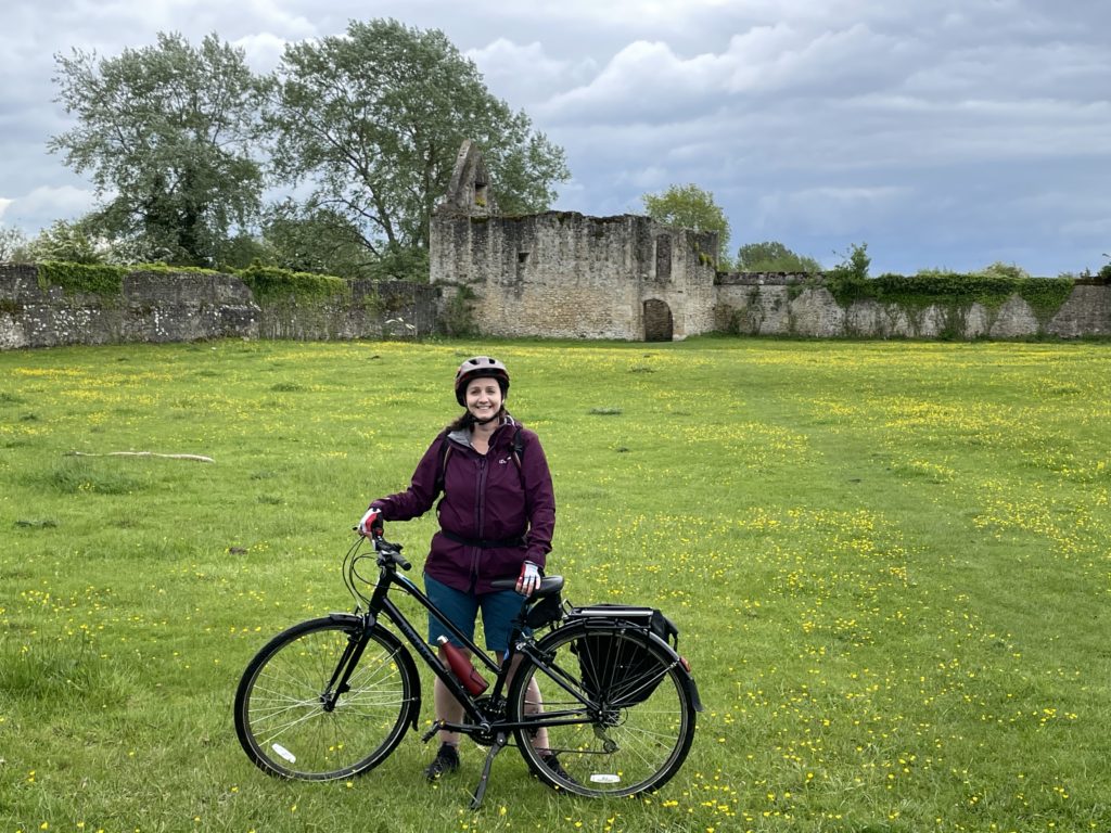 Author JF Penn at Godstow Abbey near Oxford