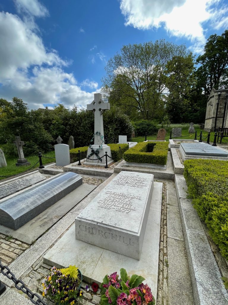 Grave of Winston Churchill Woodstock Photo by JFPenn