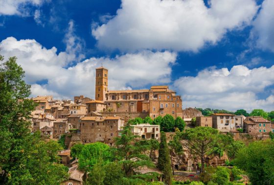 Medieval historic center of Sutri, Italy. Photo licensed from BigStockPhoto