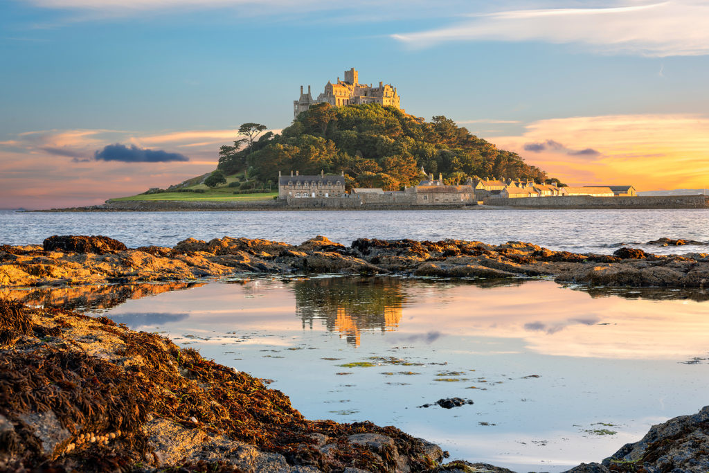 St Michael's Mount in Cornwall. Photo licensed from BigStockPhoto