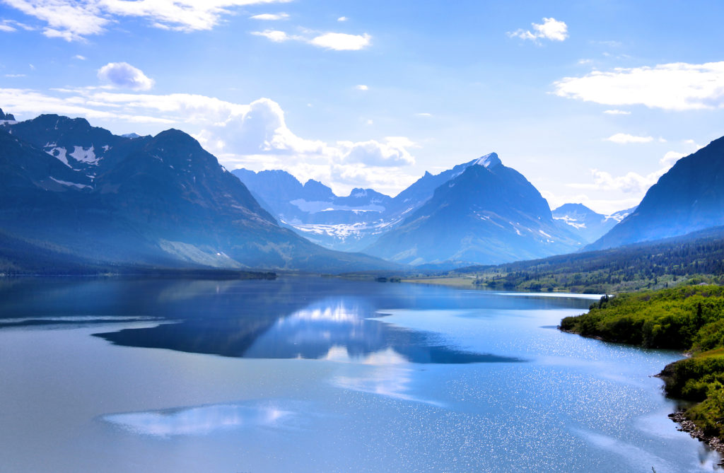 Saint Mary Lake in Glacier National Park. Photo licensed from BigStockPhoto