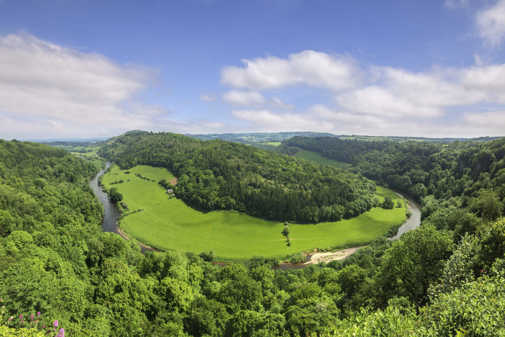 Wye Valley, England. Photo licensed from BigStockPhoto