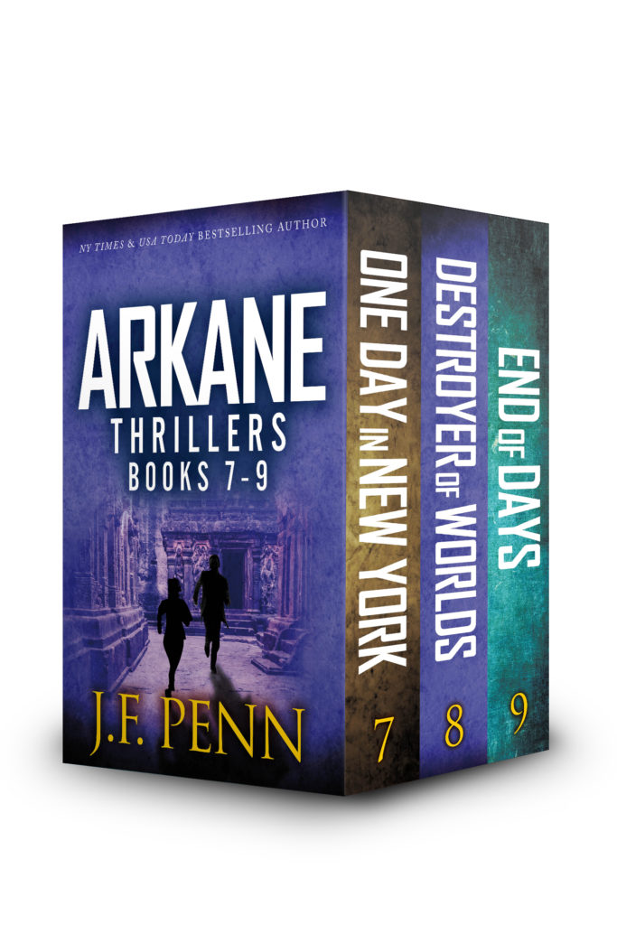 ARKANE thrillers boxset three by J.F. Penn