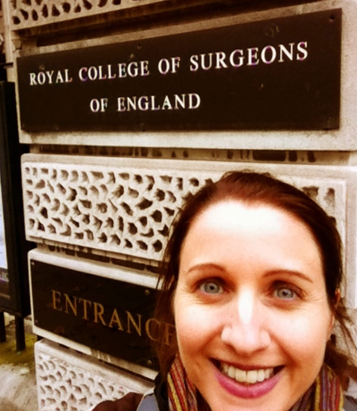 JFPenn at the Royal College of Surgeons, London. The inspiration for Desecration.