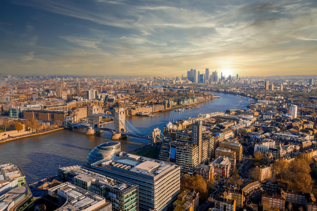 View from The Shard, London. Photo licensed from BigStockPhoto