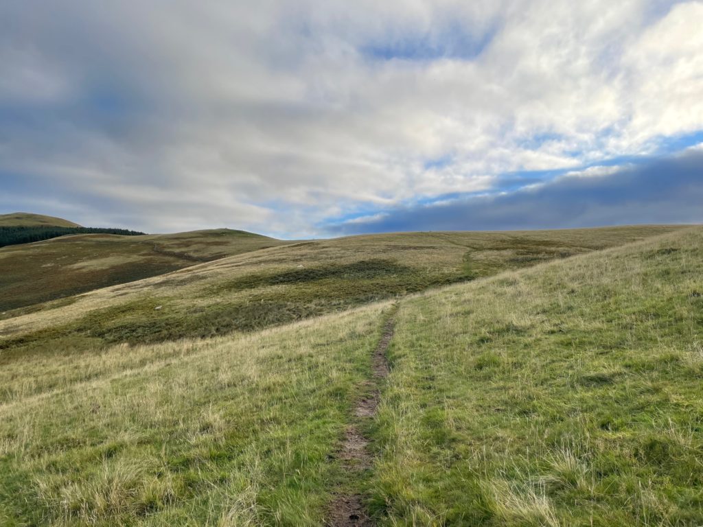 Cheviot Hills on St Cuthbert's Way Photo by JFPenn