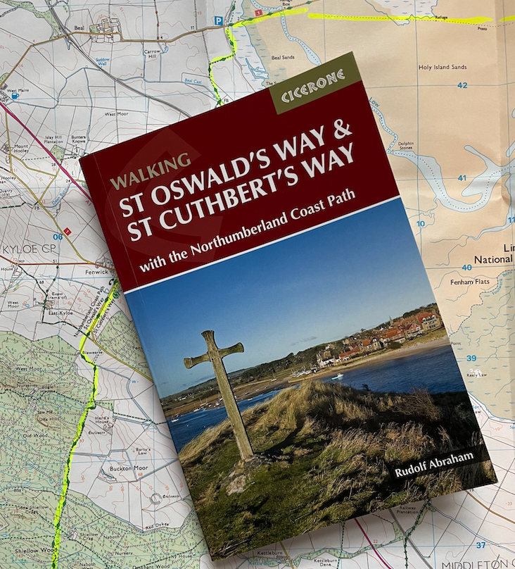 Cicerone Guide to St Cuthbert's Way and paper OS Maps