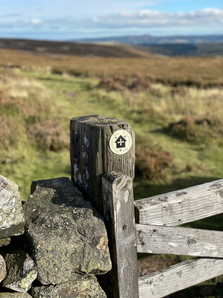 St Cuthbert's Way marker Photo by JFPenn