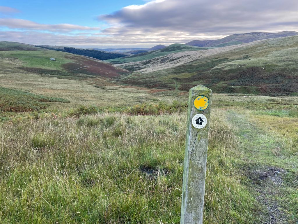 Walking across the Cheviots on St Cuthbert's Way Photo by JFPenn