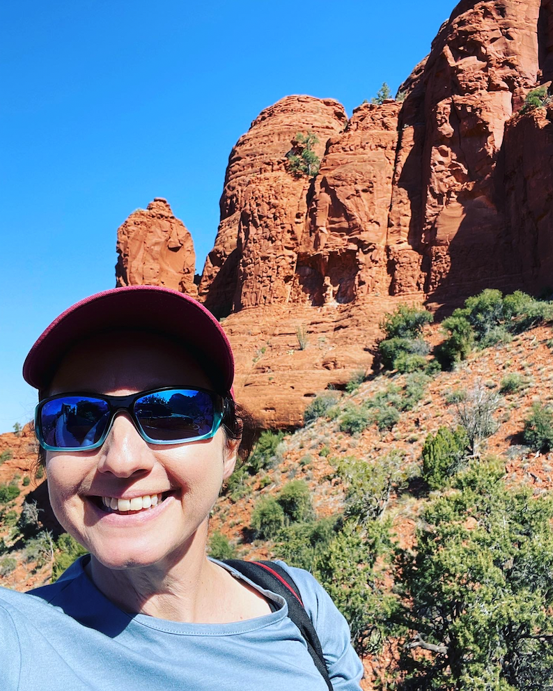 Author JF Penn in Sedona, Arizona, USA. May 2022