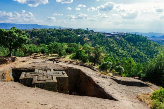 Church of Saint George, Lalibela, Ethiopia. Photo licensed from BigStockPhoto