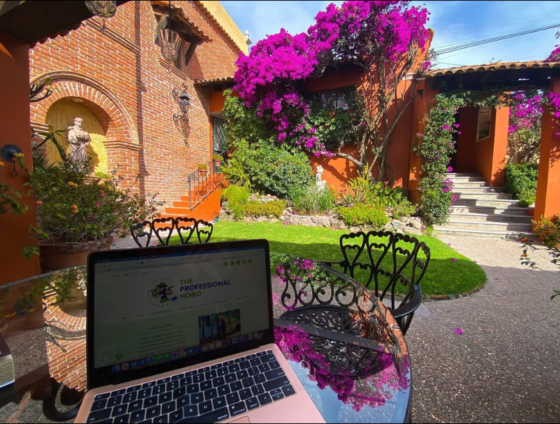 Digital nomad in San Miguel de Allende Photo by Nora Dunn