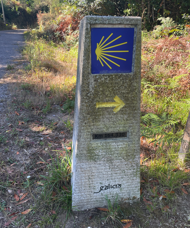 Camino waymarkers of Galicia Photo by JFPenn