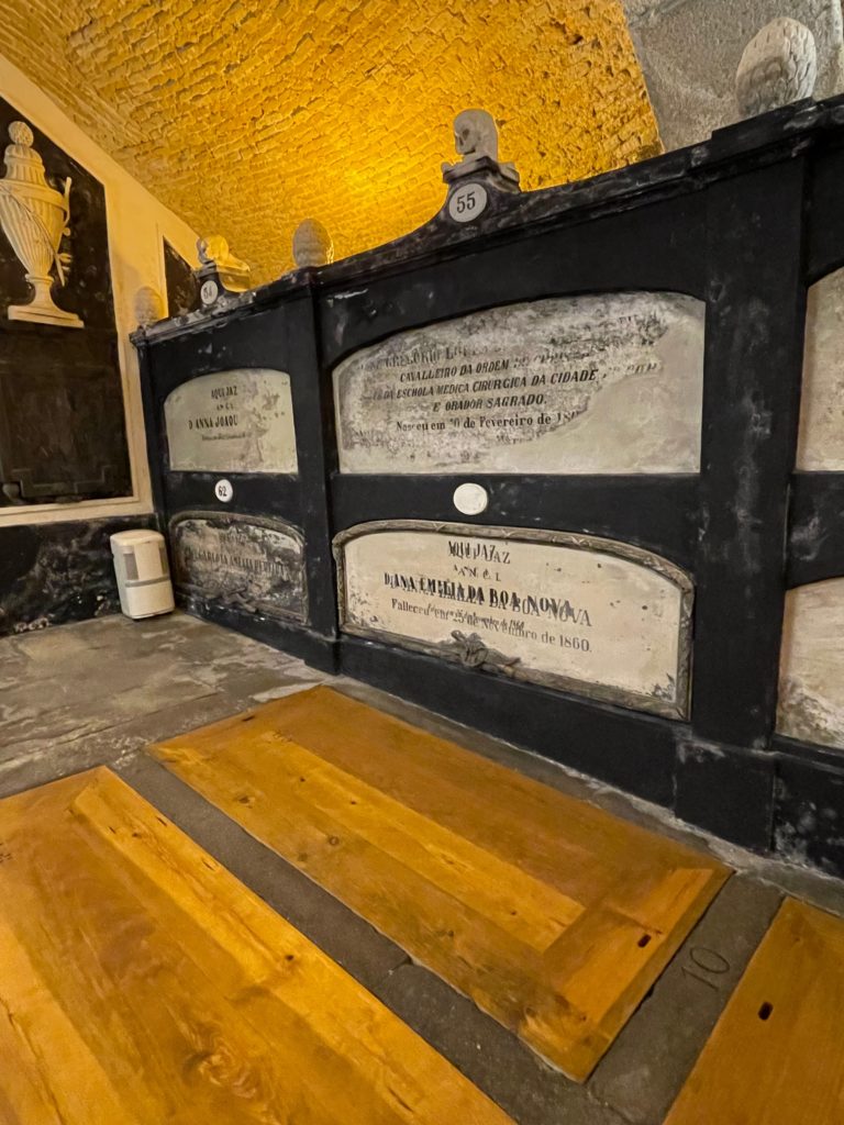 Catacombs of Sao Francisco church Porto Photo by JFPenn