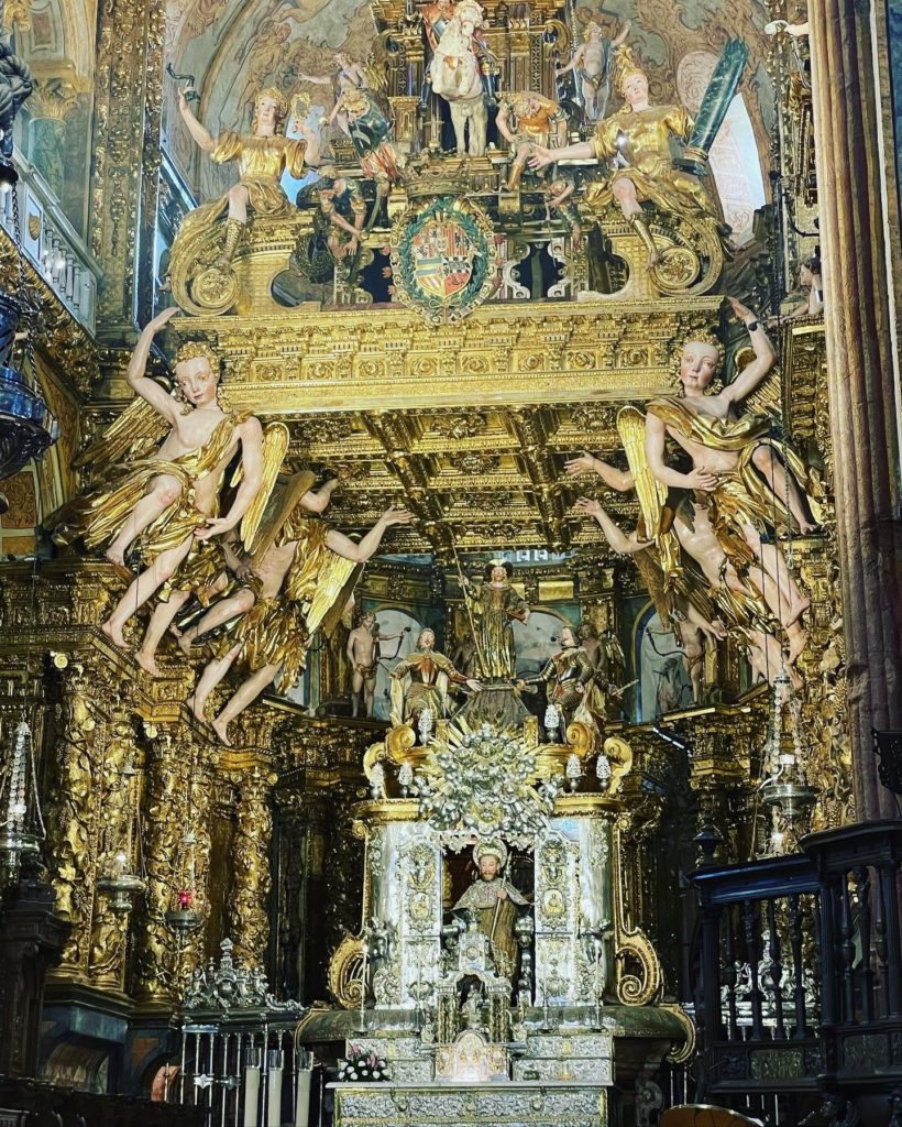 Cathedral of Santiago de Compostela Altar close up Photo by JFPenn
