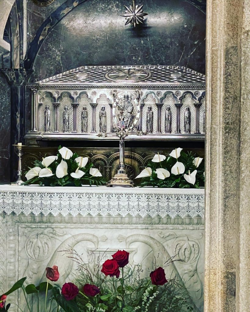 Cathedral of Santiago de Compostela Relics of St James Photo by JFPenn