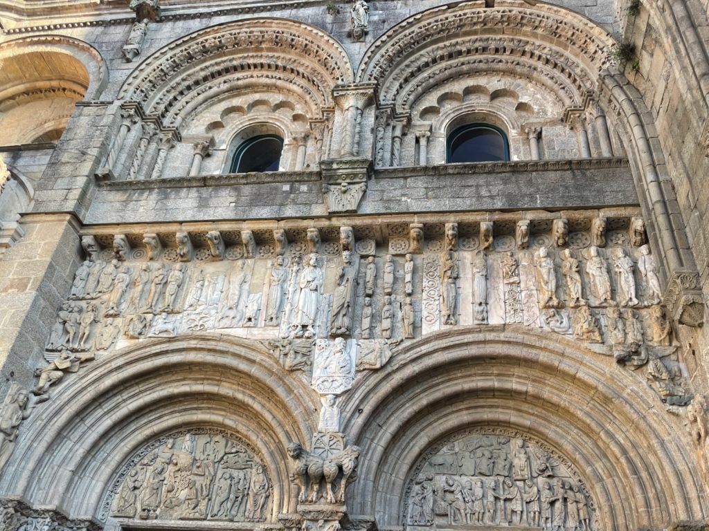 Cathedral of Santiago de Compostela detail of door Photo by JFPenn