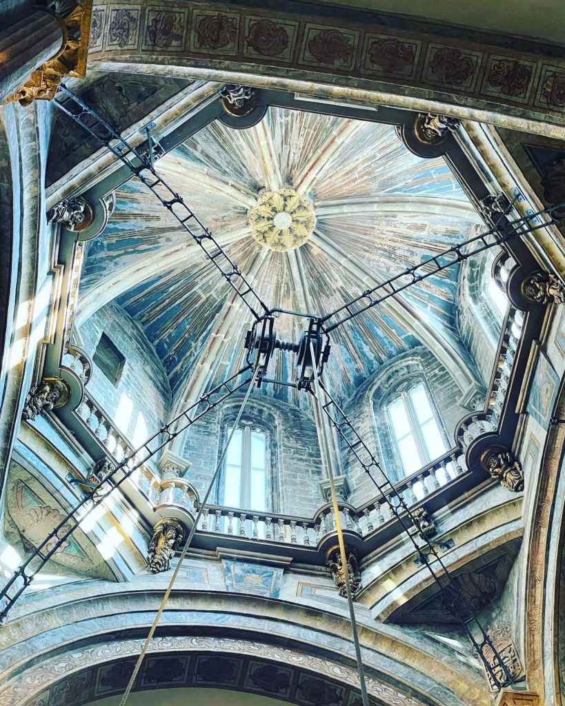 Cathedral of Santiago de Compostela vaulted ceiling Photo by JFPenn