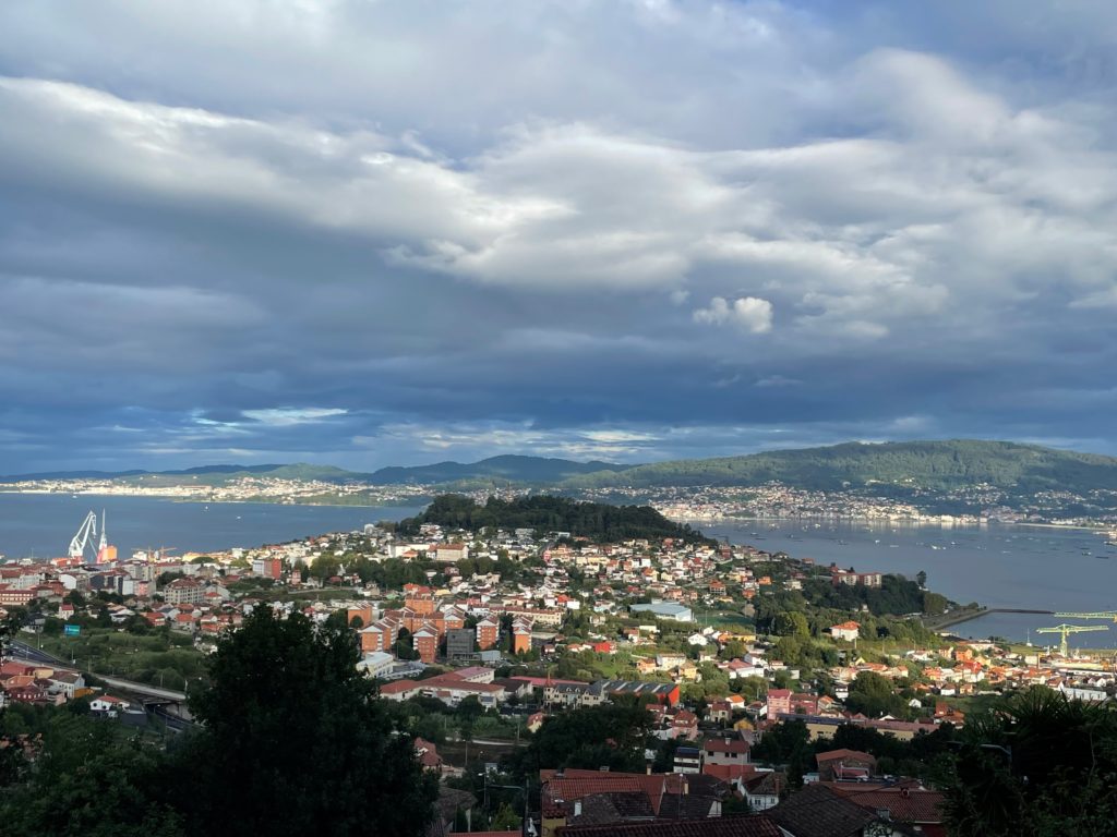 View from Camino to the Ria de Vigo Photo by JFPenn
