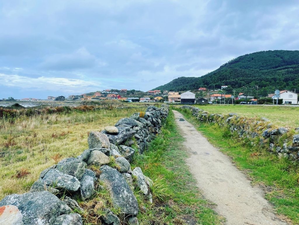 Walking toward Baiona Spain Photo by JFPenn