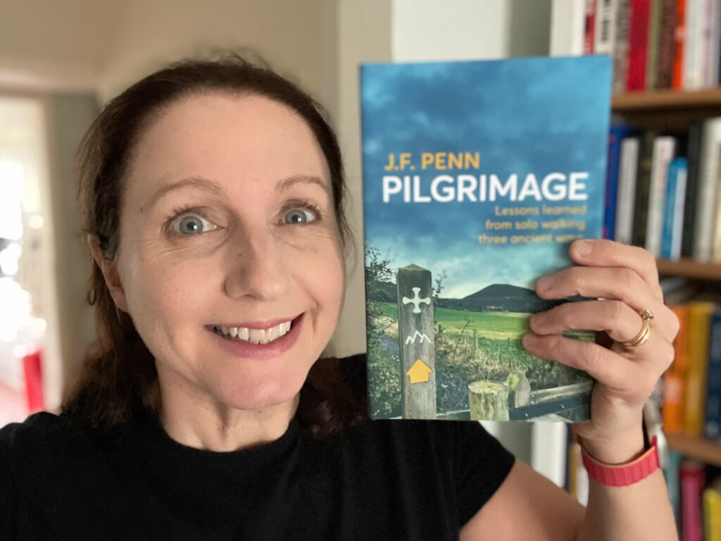 JF Penn with Pilgrimage book