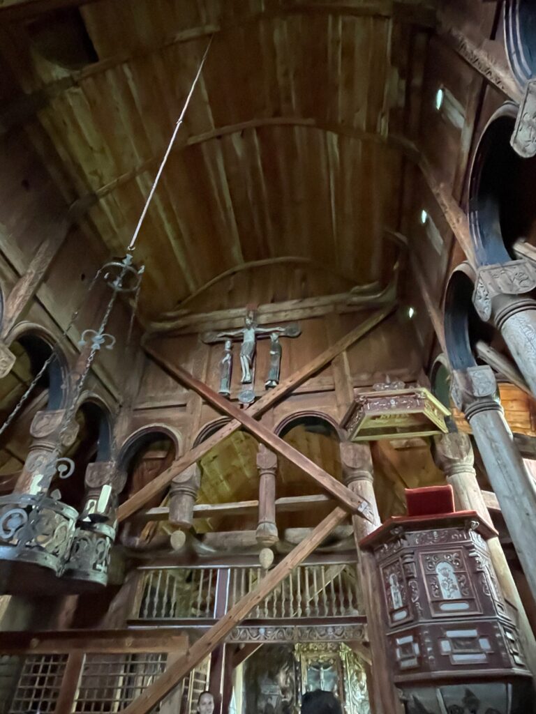 Stave church interior 1 Photo by JFPenn