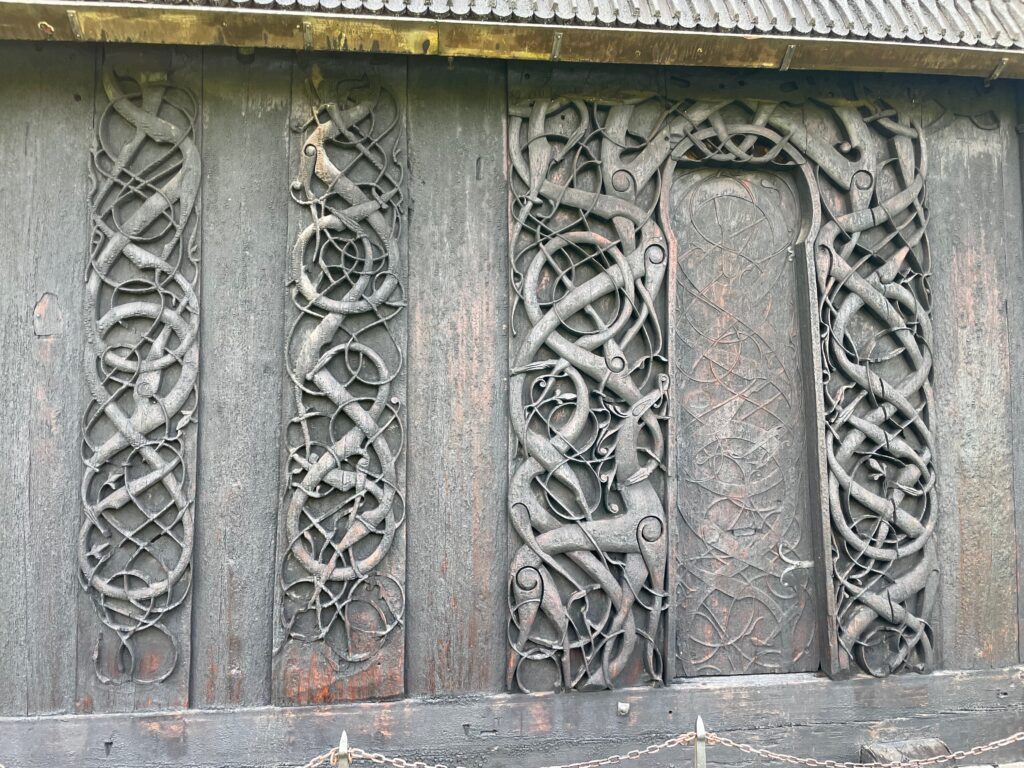 Urnes stave church carvings Photo by JFPenn