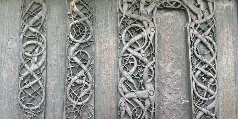 Urnes stave church carvings Photo by JFPenn