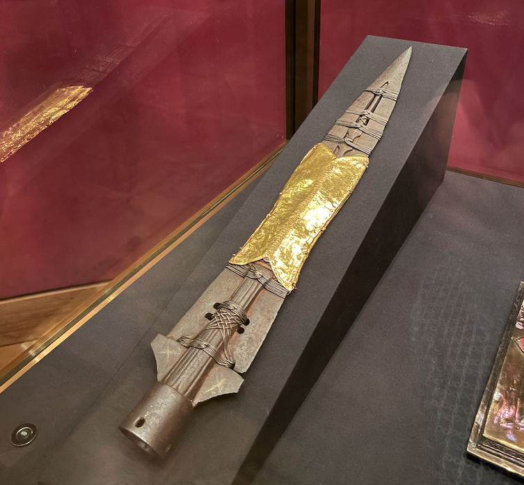Heilige Lanze / Holy Lance / Spear of Destiny. Hofburg Treasury, Vienna. Photo by JF Penn