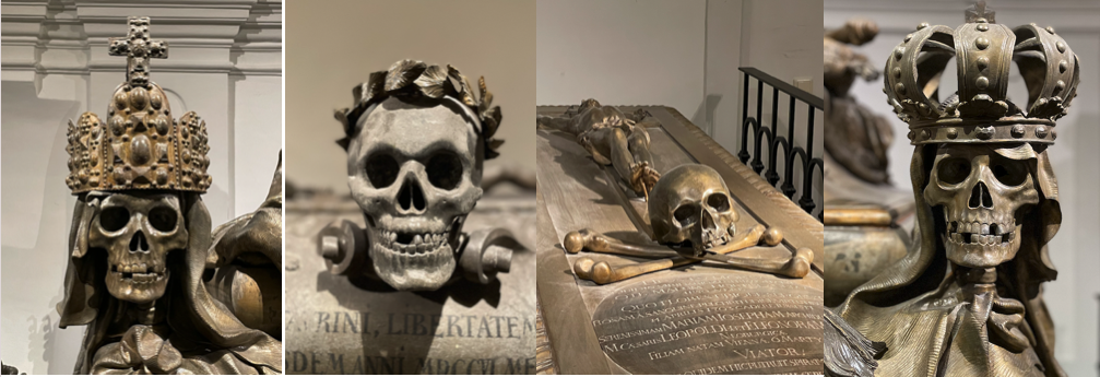 Skulls from the Habsburg tombs Vienna Photo by JFPenn