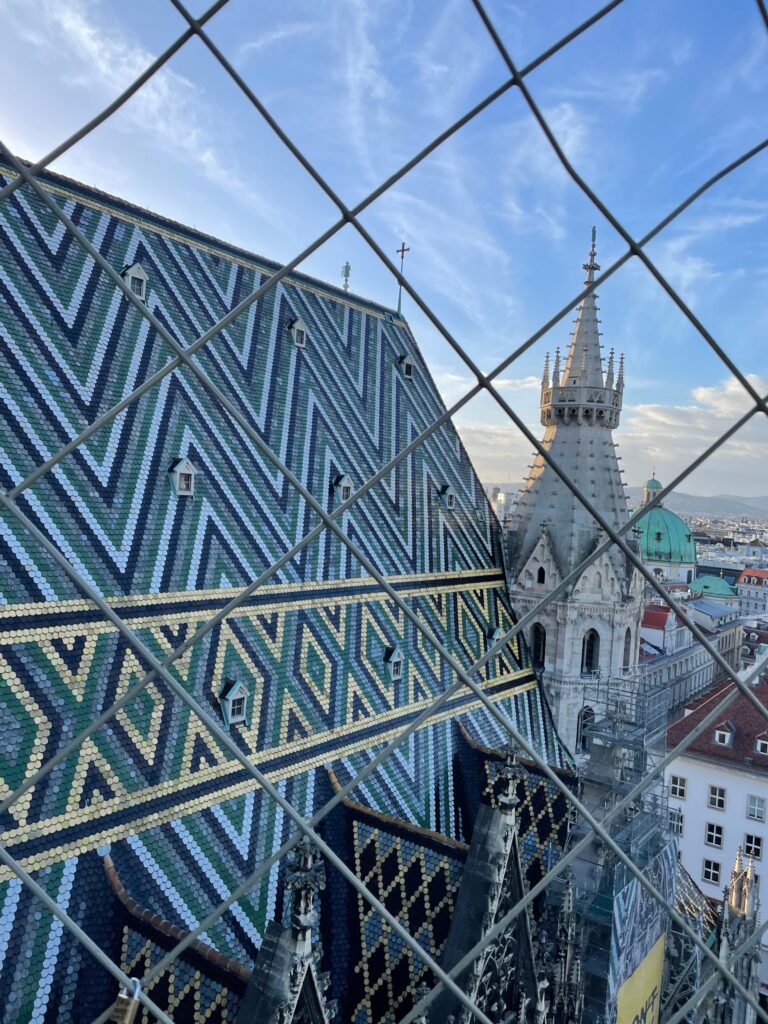 St Stephens cathedral Vienna roof tiles Photo by JFPenn