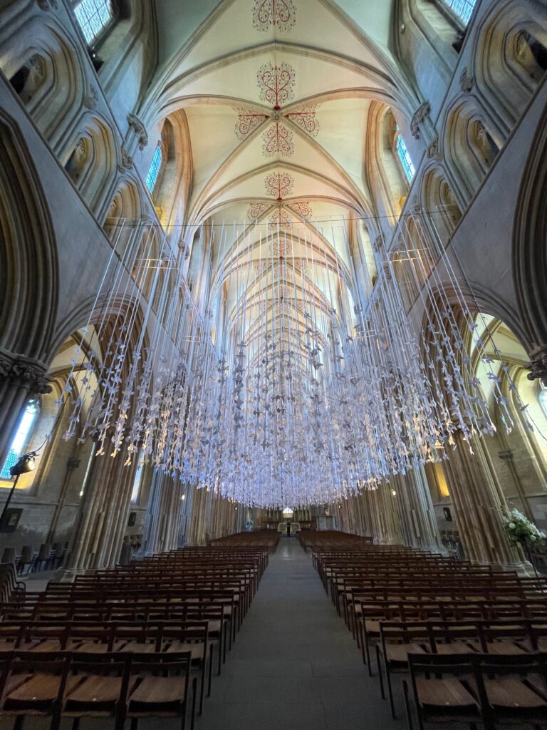 Peace Doves Wells Cathedral Photo by JFPenn