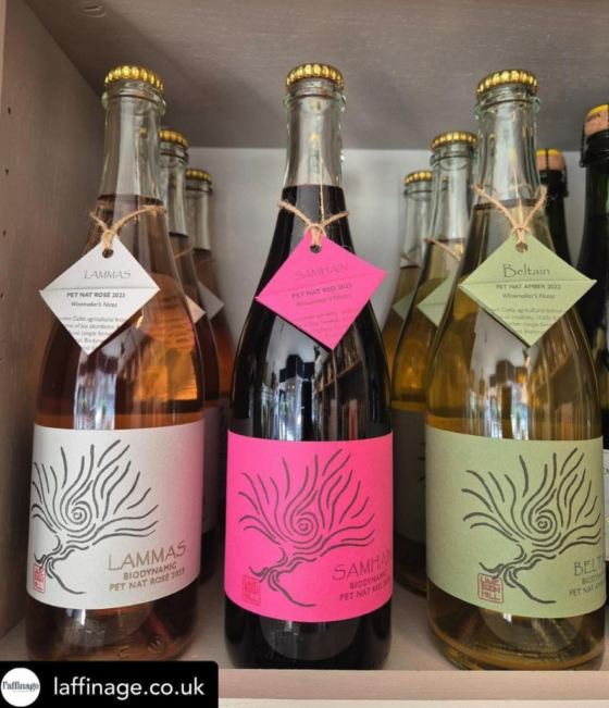 Limeburn Hill vineyard wines Photo from Instagram @laffinage.co.uk